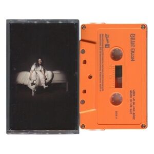 SEALED! Billie Eilish - When We Fall Asleep, Where Do We Go? Orange Cassette